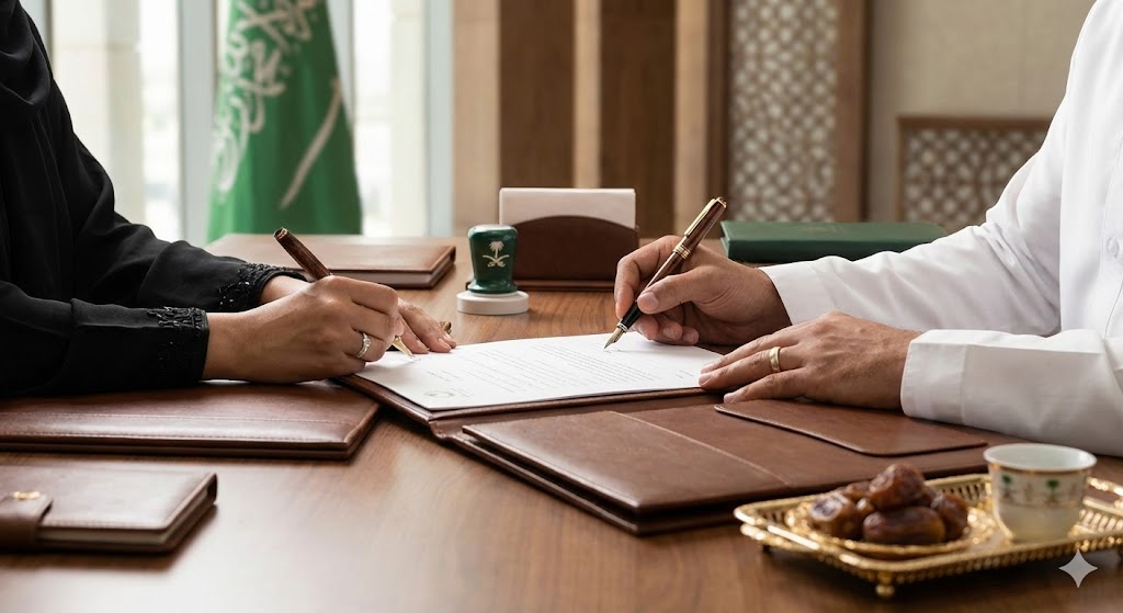 دليل توثيق عقود زواج المقيمين والأجانب بالسعودية