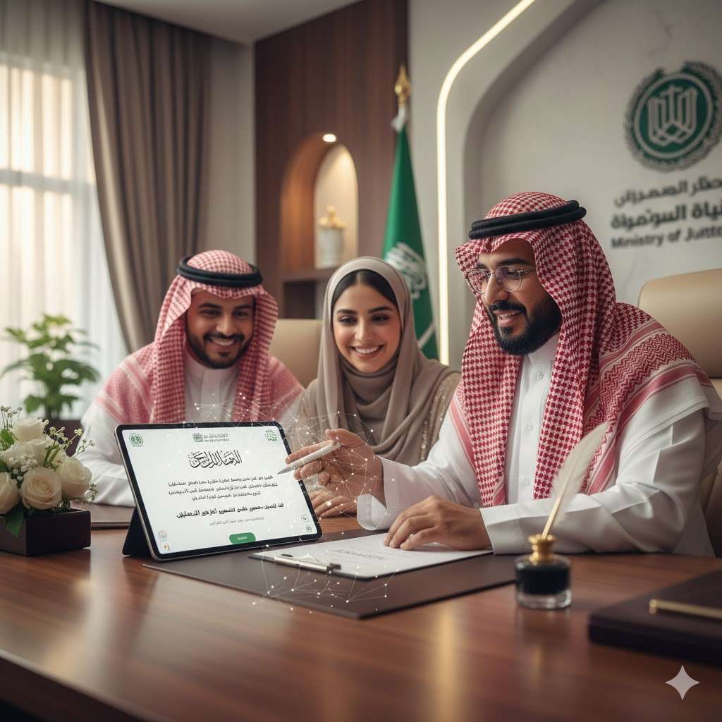 مأذون معتمد لعقود الزواج الإلكترونية | توثيق سريع عبر ناجز