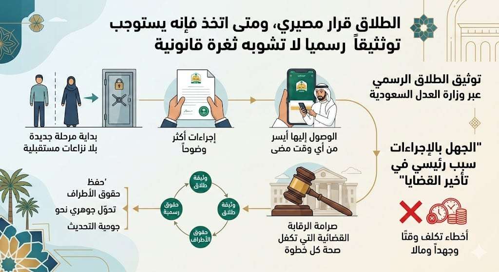 توثيق طلاق رسمي وزارة العدل السعودية: دليل الشامل