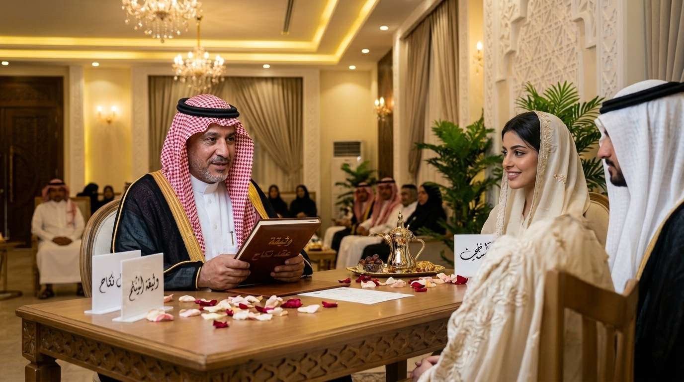 مأذون شرعي شرق الرياض | توثيق عقود الزواج باحترافية