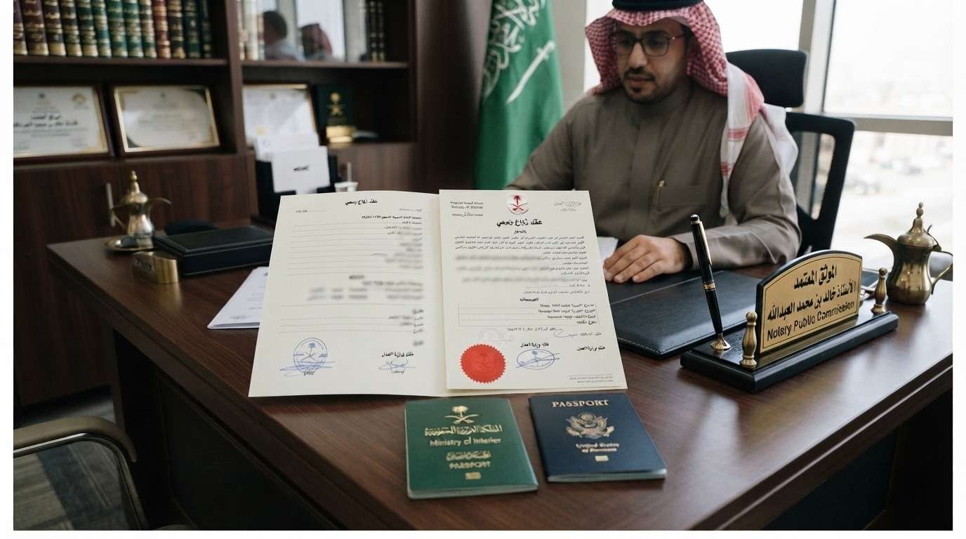 توثيق زواج سعودي من أجنبية عبر ناجز: المتطلبات وطريقة تقديم الطلب